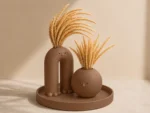 NOVA Buddy Vase Set – brown