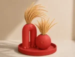 NOVA Buddy Vase Set – red