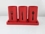 NOVA Cutlery Station – red