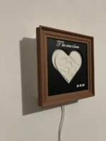 NOVA Love Map Frame – brown