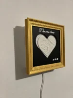 NOVA Love Map Frame – gold