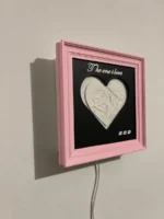 NOVA Love Map Frame – pink